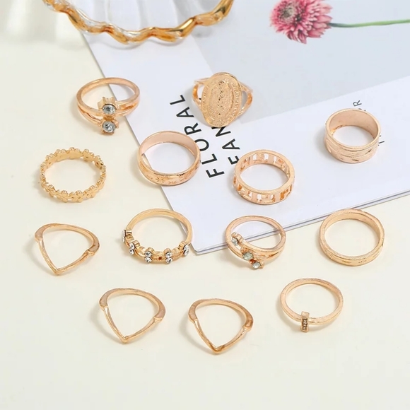 🍒 LAST 13 Pcs Ring Set - Picture 2 of 8